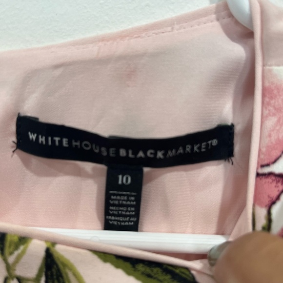 White house black market floral dress size10. G-28 - Picture 3 of 7